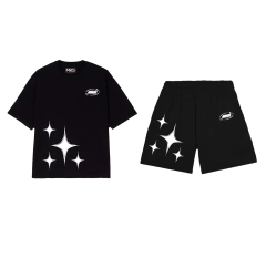 CONJUNTO CAMISETA E SHORTS MKS STARS SILVER - loja online