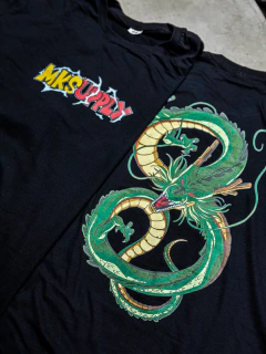 CAMISETA COMUM MKS DRAGON BALL - SHEN LONG - ESTAMPA FRENTE E COSTAS