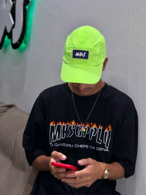 CAMISETA PREMIUM MKS - MKSUPPLY FLAME OUTLINE