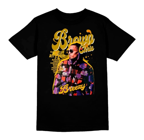 CAMISETA COMUM BREEZY CHRIS BROWN TINT YELLOW