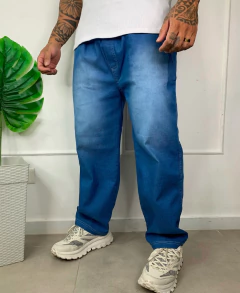 CALÇA JEANS COMUM MANCHADO - comprar online