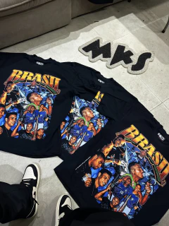 CAMISETA OVERSIZED PREMIUM MKS BRASIL MALANDRAGEM É VIVER