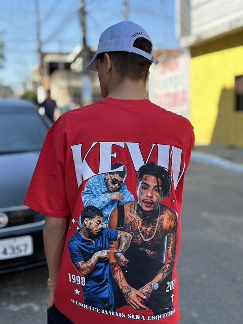 CAMISETA PREMIUM MKS - ESTAMPA NAS COSTAS - MC KEVIN