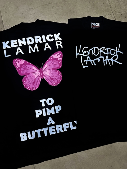 CAMISETA PREMIUM MKS - KENDRICK LAMAR - ESTAMPA NA FRENTE E NAS COSTAS