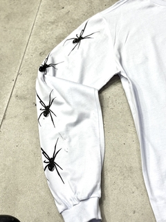 CAMISETA MANGA LONGA ARANHA MKS BRANCA TAMANHO G - comprar online