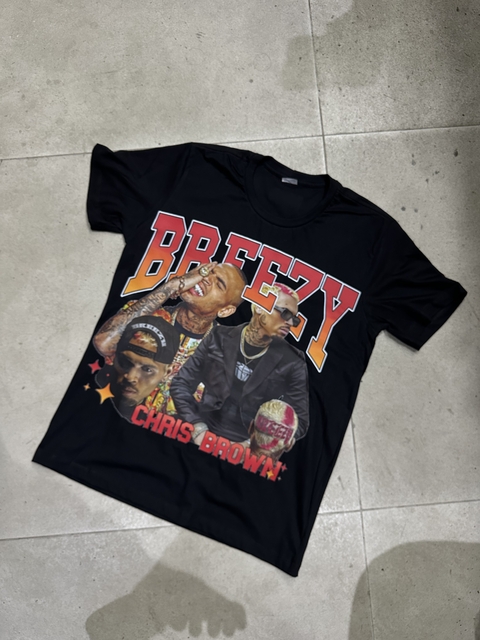 CAMISETA COMUM BREEZY CHRIS BROWN