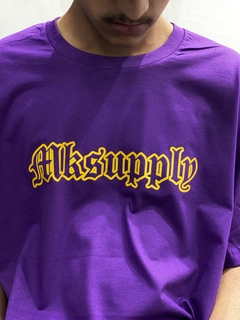 CAMISETA COMUM MKS LETREIRO CANTERBURY AMARELO na internet