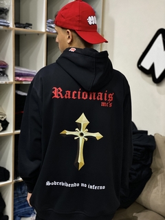 MOLETOM MKS - RACIONAIS “ SOBREVIVENDO…” ESTAMPA FRENTE E COSTAS