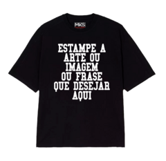 CAMISETA PREMIUM PERSONALIZADA ESTAMPA SOMENTE FRENTE