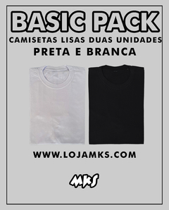 BASIC PACK PRETA E BRANCA DUAS UNIDADES