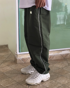 CALÇA DE TACTEL SIMPLES 2.0 VERDE - LOGO REFLETIVO - MKS