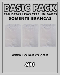 BASIC PACK BRANCA TRÊS UNIDADES