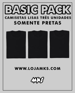 BASIC PACK PRETA TRÊS UNIDADES