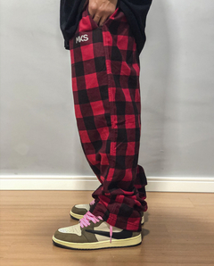 CALÇA XADREZ '' RED '' LOGO REFLETIVO - comprar online