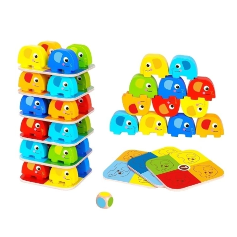 Jogo de Empilhar Elefantes