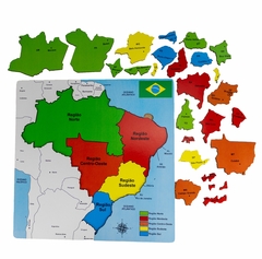 Mapa do Brasil - Quebra-Cabeça - comprar online