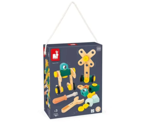 Robô Construção - 50 peças - Janod