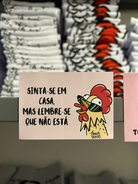 Imã de geladeira - Sinta-se em casa