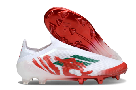 Adidas F50 Elite Laceless FG - Vermelho e Verde
