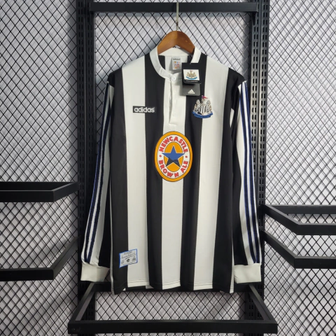 Camisa Retro Newcastle United Manga Longa - 97/99