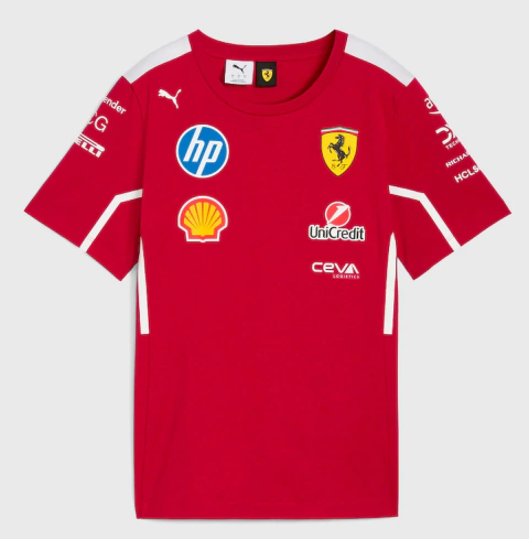 Camisa Ferrari 2025 - Fórmula 1