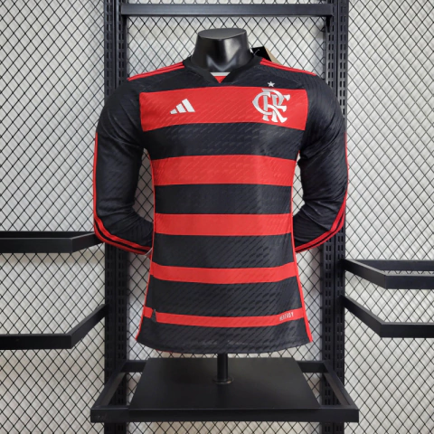 Camisa Flamengo Manga Longa Jogador - 24/25
