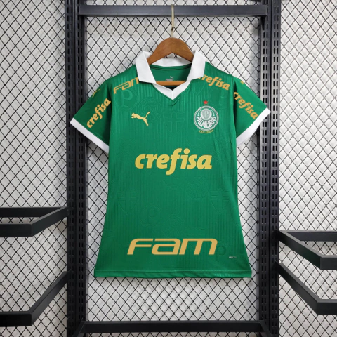 Camisa Palmeiras Feminina Todos os Patrocínios - 24/25