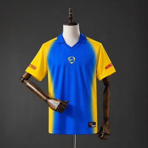 Camisa Retrô Colômbia em colaboração com Travis Scott (Cactus Jack x Nike Total 90)