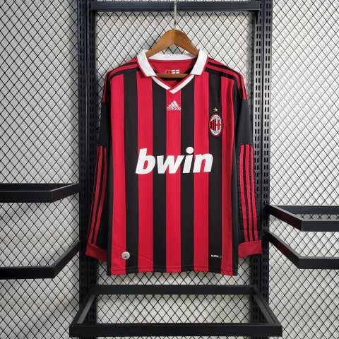 Camisa Milan Manga Longa - 09/10