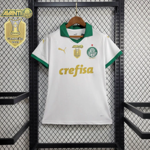 Camisa Palmeiras II Feminina Todos os Patchs - 24/25