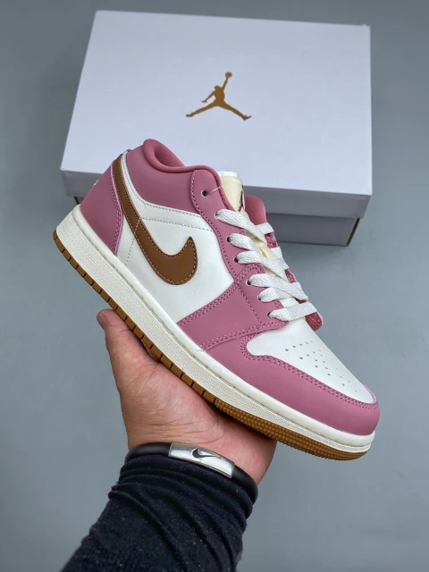 Air Jordan 1 Low “Desert Berry/Light British Tan/Chalk/Sail”