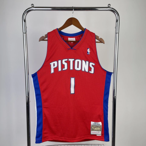 Regata Detroit Pistons Allen Iverson Mitchell & Ness 2008-09 Hardwood Classics Swingman