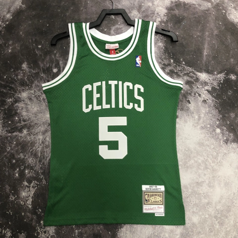 Regata Boston Celtics Kevin Garnett Mitchell & Ness Kelly Green Big & Tall Hardwood Classics 2007-08 Swingman Jersey