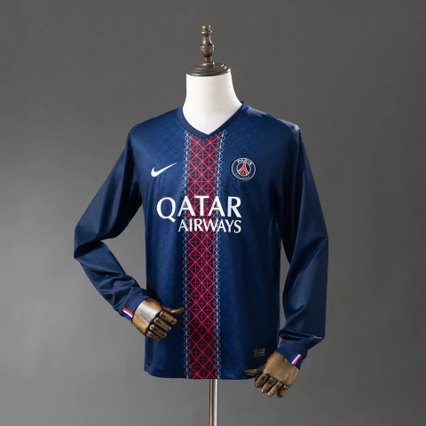 Camisa PSG Manga Longa - 25/26