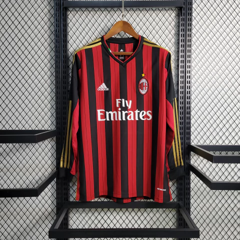 Camisa Milan Manga Longa - 13/14