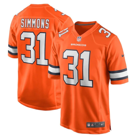 Denver Broncos Justin Simmons Alternate Game Jersey