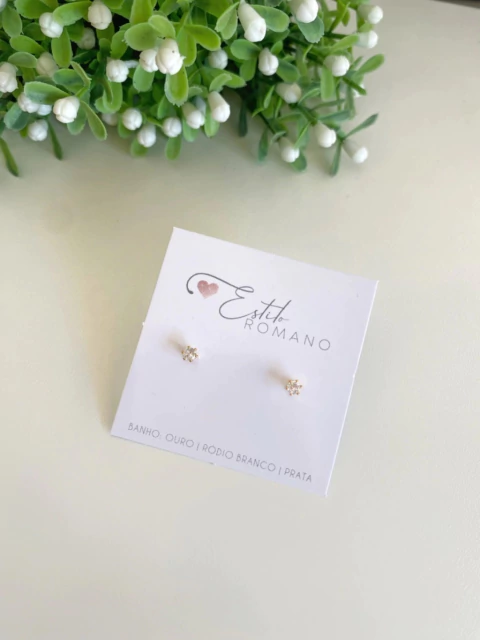 Brinco Ponto de Luz 3mm - Banhado a Ouro 22k