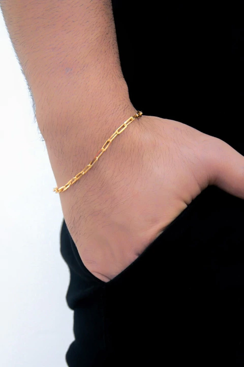 Pulseira Cartier 3.5mm - 21cm - 3.9g - Banhado a Ouro