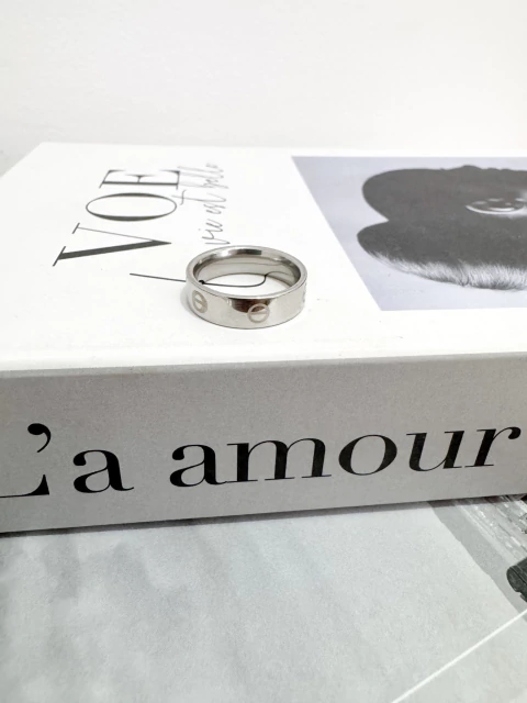 Anel Cartier Love - Aço