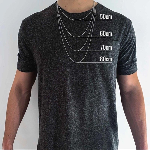 Corrente Veneziana Masculina - Banhado a Ouro