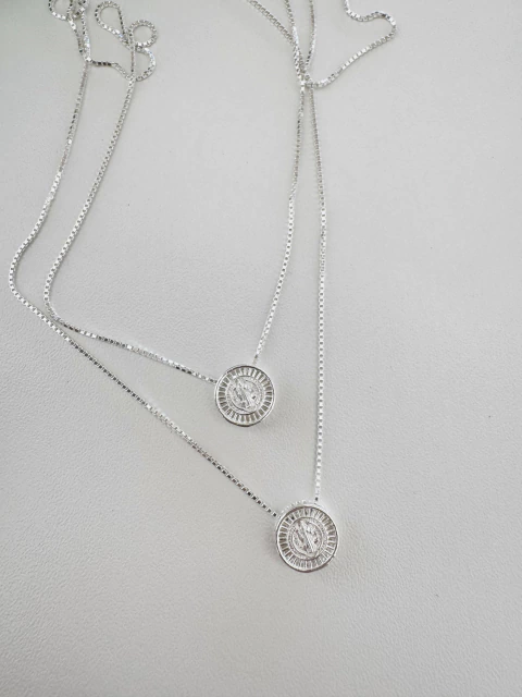 Escapulário São Bento - Prata 925