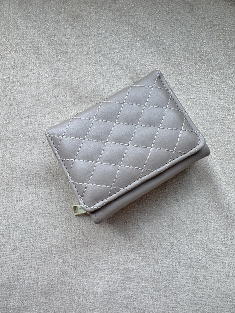 Carteira Detalhada P - Cor Marrom Claro