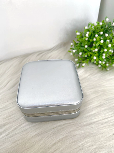 Mini Porta Joias - Prata Metalizado