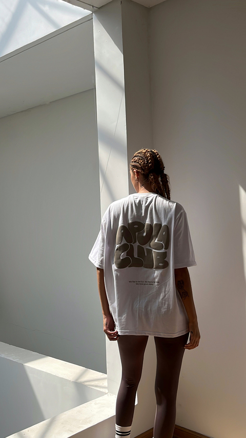 Remera Apola Club blanca - comprar online