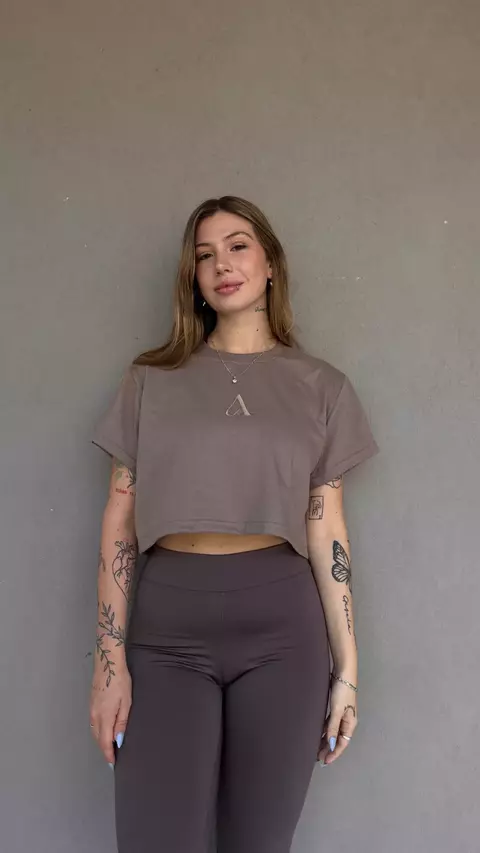 Remera Aster moca - comprar online