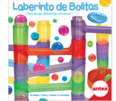 Laberinto de Bolitas Cristalino