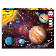 ROMPECABEZAS - SISTEMA SOLAR NEON - comprar online