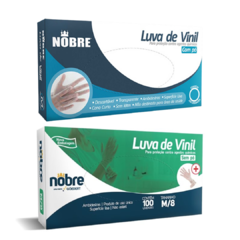 Luva Vinil Nobre Descartável