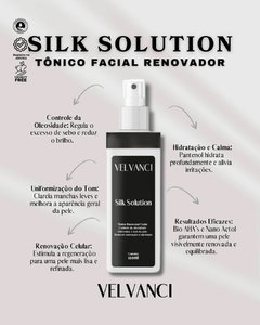Silk Solution – Tônico Facial Renovador - Velvanci