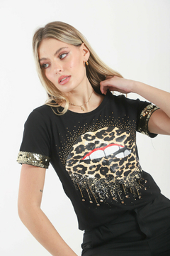 Remera Beso Print VT15801 en internet